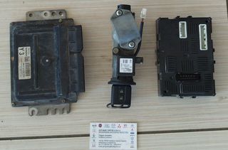ΚΛΕΙΔΑΡΙΑ ΜΙΖΑΣ ΚΟΜΠΛΕ ΜΕ ΕΓΚΕΦΑΛΟΣ ΚΑΙ BCM (23710-1U61D,D8700-9U00A,284B2-BC52A,28590-AX600) E11 NISSAN NOTE 2010-2013