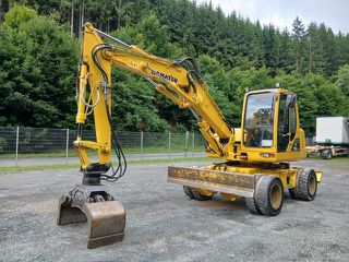 Εκσκαφέας Με Λάστιχα Komatsu 2010 PW 110-R ** Schild/Klima/2x Pratzen **