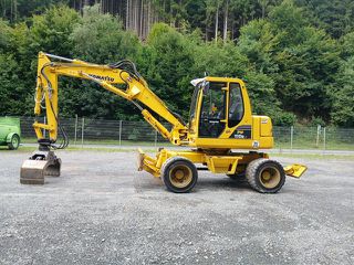 Εκσκαφέας Με Λάστιχα Komatsu 2010 PW 110-R ** Schild/Klima/2x Pratzen **-thumb-2