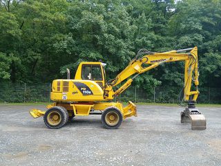 Εκσκαφέας Με Λάστιχα Komatsu 2010 PW 110-R ** Schild/Klima/2x Pratzen **-thumb-3