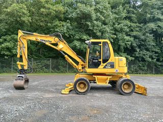 Εκσκαφέας Με Λάστιχα Komatsu 2010 PW 110-R ** Schild/Klima/2x Pratzen **-thumb-19
