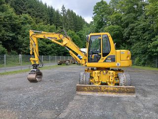 Εκσκαφέας Με Λάστιχα Komatsu 2010 PW 110-R ** Schild/Klima/2x Pratzen **-thumb-22