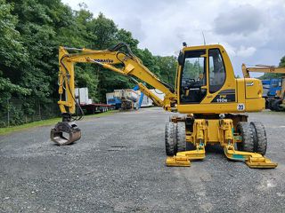 Εκσκαφέας Με Λάστιχα Komatsu 2010 PW 110-R ** Schild/Klima/2x Pratzen **-thumb-9