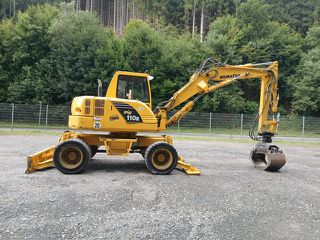 Εκσκαφέας Με Λάστιχα Komatsu 2010 PW 110-R ** Schild/Klima/2x Pratzen **-thumb-12