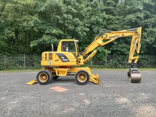 Εκσκαφέας Με Λάστιχα Komatsu 2010 PW 110-R ** Schild/Klima/2x Pratzen **-thumb-14