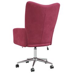Πολυθρόνα Relax Μπορντό Βελούδινη 328166-thumb-4