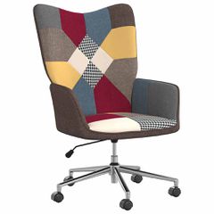 Πολυθρόνα Relax Σχέδιο Patchwork Υφασμάτινη 328193-thumb-1