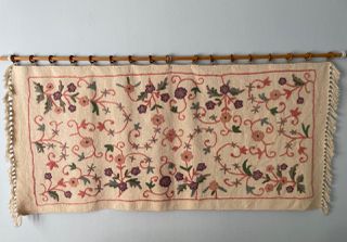 ΧΕΙΡΟΠΟΙΗΤΟ ΜΑΛΛΙΝΟ ΚΙΛΙΜΙ ΤΟΙΧΟΥ (ΠΑΝΤΑ) ΜΕ ΥΠΕΡΟΧΑ ΧΡΩΜΑΤΑ