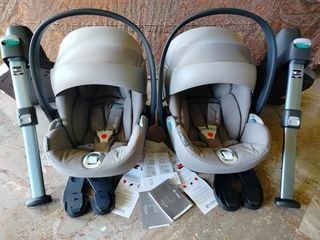 Cybex δύο καθίσματα αυτοκινήτου Cloud Z i-Size και βάσεις Cybex Base Z One ISOFIX