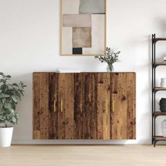 Ντουλάπια Τοίχου 2 pcs Παλαιό ξύλο 69.5 x 34 x 90 εκ. 3394512