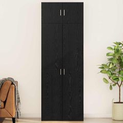 Ντουλάπι αποθήκευσης Μαύρη δρυς 80 x 41 x 225 εκ 3394517
