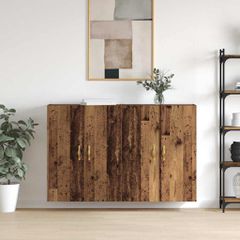 Ντουλάπια Τοίχου 2 pcs Παλαιό ξύλο 69.5 x 34 x 90 εκ. 3394518
