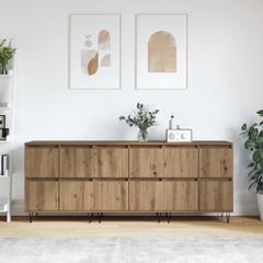 Παραδοσιακά Πλευρικά Έπιπλα 3 pcs artisan δρυς 180 x 35 x 70 εκ 3394525