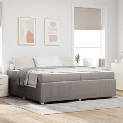 Σκελετός Κρεβατιού Taupe 200 x 200 cm ύφασμα 3398435