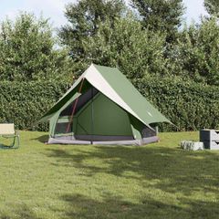 Οικογενειακή Σκηνή Πράσινο και Λευκό 220 x 220 x 184 εκ 4100673
