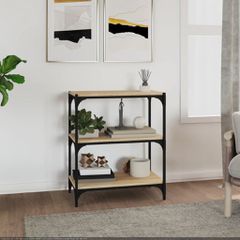 Βιβλιοθήκη Sonoma Δρυς 60x33x70,5 εκ. Επεξεργ. Ξύλο & Ατσάλι 819323