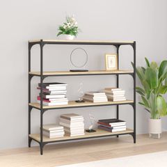 Βιβλιοθήκη Sonoma Δρυς 100x33x100 εκ. Επεξεργ. Ξύλο & Ατσάλι 819358