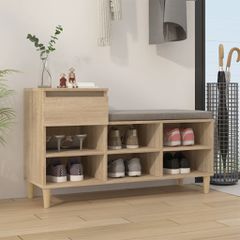 Παπουτσοθήκη Sonoma Δρυς 102x36x60 εκ. από Επεξεργασμένο Ξύλο 821207