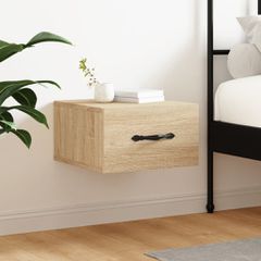 Κομοδίνα Επιτοίχια Sonoma Δρυς 35 x 35 x 20 εκ. 829810