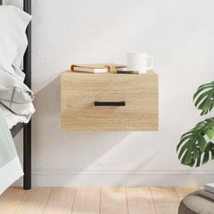 Κομοδίνα Επιτοίχια Sonoma Δρυς 35 x 35 x 20 εκ. 829826