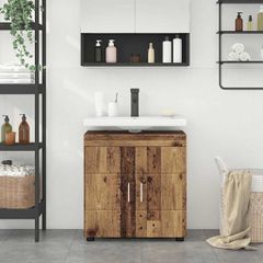 Σετ Ντουλαπιών Μπάνιου TULUM Παλιό ξύλο 60 x 34 x 63 εκ 880329