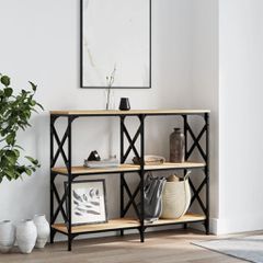 Τραπέζι Κονσόλα Sonoma Δρυς 100 x 28 x 80,5 εκ. Επεξεργ. Ξύλο 835420