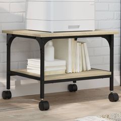 Βάση Εκτυπωτή 2 Επιπέδων Sonoma Δρυς 50x40x38 εκ Επεξ. Ξύλο 842282