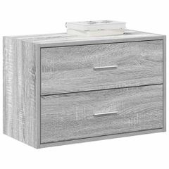 Ντουλάπι με 2 συρτάρια Γκρι Sonoma 60x31x40 εκ. από Επεξ. Ξύλο 858831