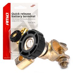 Quick Release Battery Terminal με Διακόπτη Αποσύνδεσης – Rotary Clamp 300A