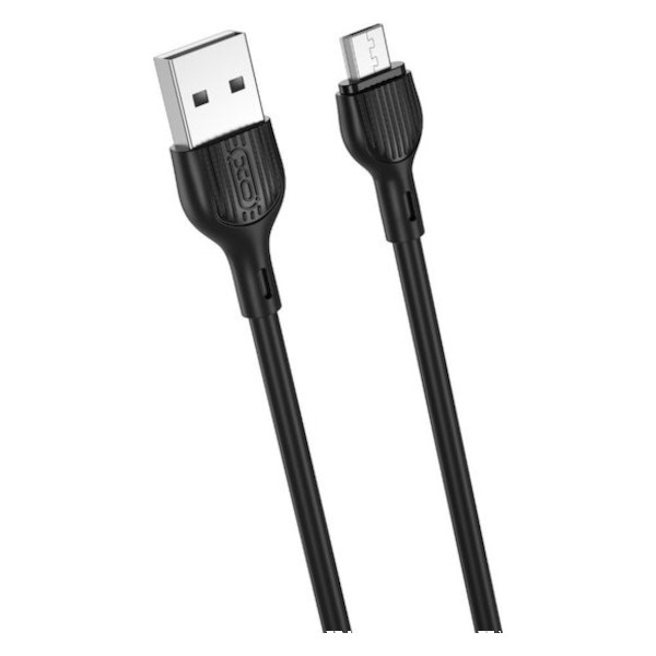 XO NB200 REGULAR USB 2.0 TO MICRO USB CABLE BLACK 1M