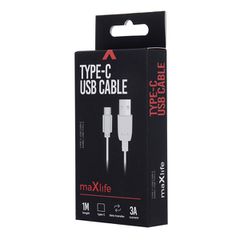 MAXLIFE TYPE-C FAST CHARGE CABLE 3A 1M-thumb-1
