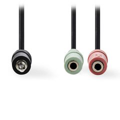 NEDIS CAGP22150BK02 2x 3,5mm FEMALE