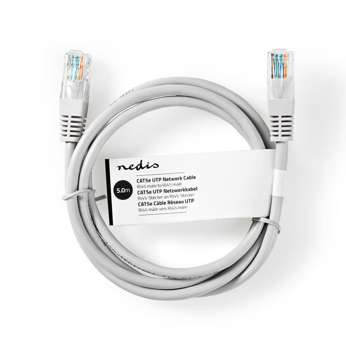 NEDIS UTP CABLE 5M CCGT85100GY50 CAT5E
