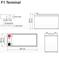 ULTRACELL BATTERY 12V 7AH-thumb-1