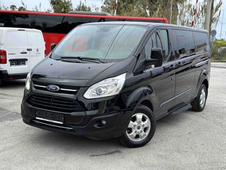 Ford 2017 Transit Custom -9Θέσιο * Πλαινή Οδηγού *  Titanium * Euro6 *