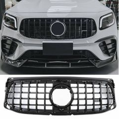 Μάσκα Για Mercedes-Benz GLB X247 19-23 Amg Line Panamericana Look Glossy Black/Night Package
