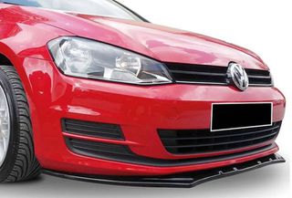Μπροστινό Spoiler Για VW Golf VII (7) 12-17 Race Glossy Black Standard Έκδοση