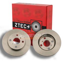 Δισκόπλακα ZTEC+ BD4112 για TOYOTA Yaris 1.0i 16V 1.3i 16V (_CP10) 04/99- F
