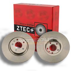 Δισκόπλακα ZTEC+ BD4025 για ALFA ROMEO 147 1.6 16V Twin Spark 01/01- F