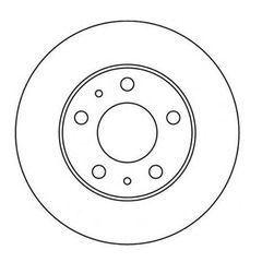 Δισκόπλακα ZTEC+ BD2722 για FIAT Ducato 2.0 08/94-04/02 F-thumb-1