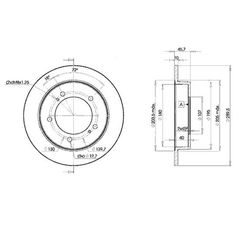Δισκόπλακα ZTEC+ BD2588 για Suzuki Jimny, Suzuki Samurai, Suzuki Vitara, Suzuki X-90-thumb-1