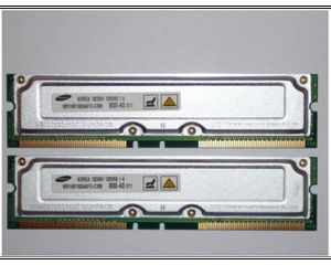 Samsung 256MB (2x 128MB) RDRAM PC800-40