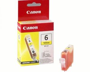 ΜΕΛΑΝΙ CANON INKJET ΚΙΤΡΙΝΟ BCI-6Y (YELLOW)