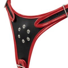 Fetish Collection - Triple Dildo Strap-On Harness-thumb-1