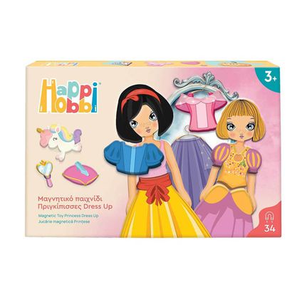 As Company HappiHobbi Magnet Πριγκίπισσες Dress Up - 1029-64081