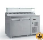 Ψυγεία salad bar συντήρηση για GN 1/4 με μηχανή δεξιά