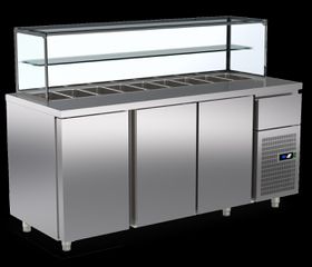 Ψυγεία salad bar συντήρηση για 10 GN 1/4