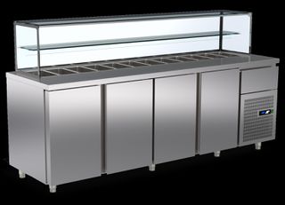 Ψυγεία salad bar συντήρηση για 14 GN 1/4