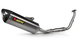 ΛΥΡΗΣ AKRAPOVIC ΟΛΟΣΩΜΗ RACING LINE (TITANIUM) 1-INTO-1 YAMAHA MT / YZF / YZF-R 125 2021-2025, S-Y125R11-HZT