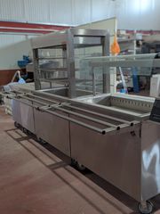 Ψυγείο self service ροής δίσκων πιάτων καινούργιο